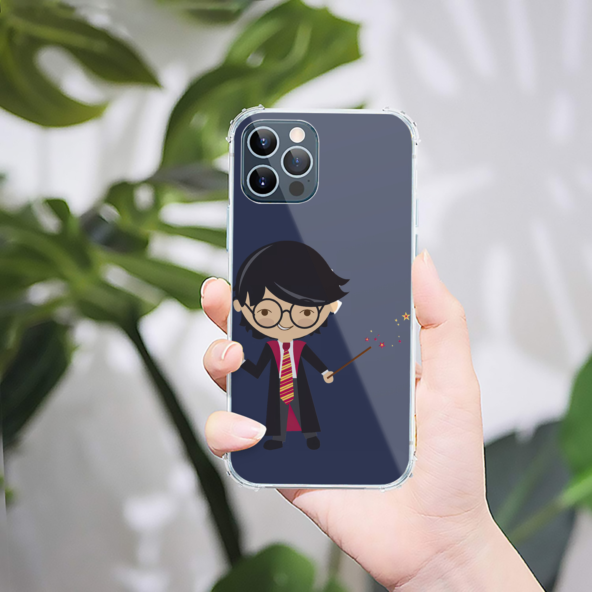 （画像用） Harry Potter ハリー・ポッターシリーズ 【iPhone 12シリーズ対応】透明スマホケース（クリアソフトケース）
